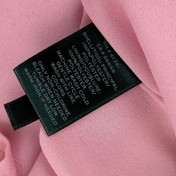 Lauren Ralph Lauren Floral Watercolor Overlay Crepe Shift Dress Size 2 Petite - Picture 8 of 11